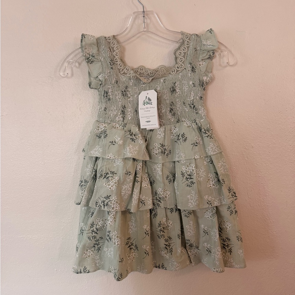 Olivia Floral Tiered Dress for Kids